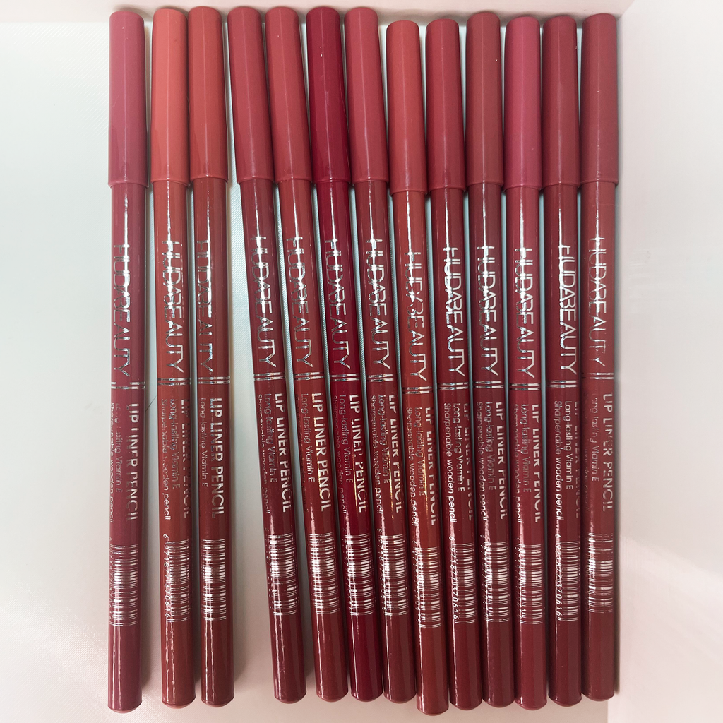 Huda Beauty Lip Liner Pencil Pack x12