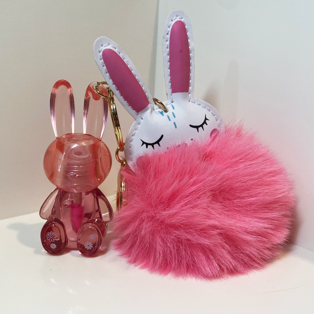 Micolor Lip Gloss Llavero Conejo