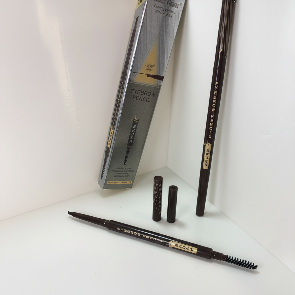 Music Flower Eyebrow Pencil - Estilo fondo blanco